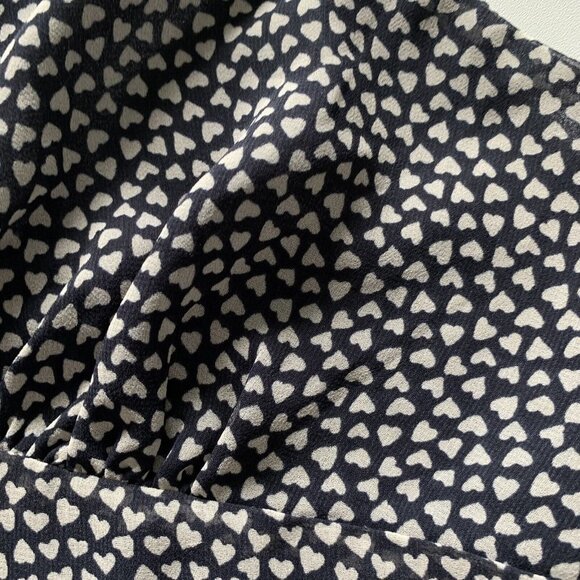 Free People Women's Cassie Soft Bra Black Combo Hearts NWT Size Small - Picture 6 of 7